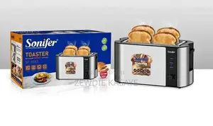 Sonifer 4 Slice Bread Toaster- 4 የዳቦ ስላይሶችን በአንድ ግዜ የሚያሞቅ