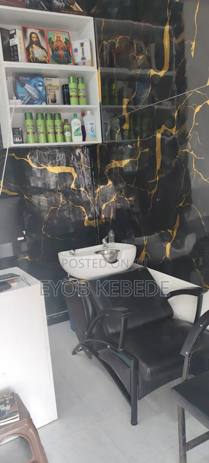 Full Barber Shop Material