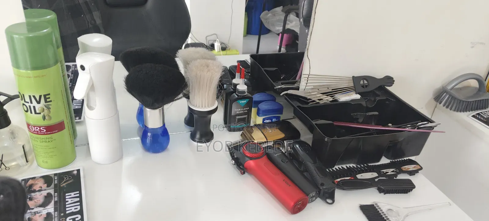 Full Barber Shop Material