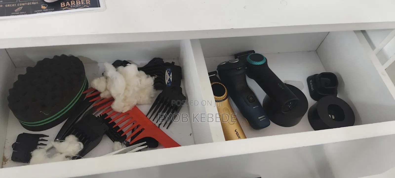 Full Barber Shop Material