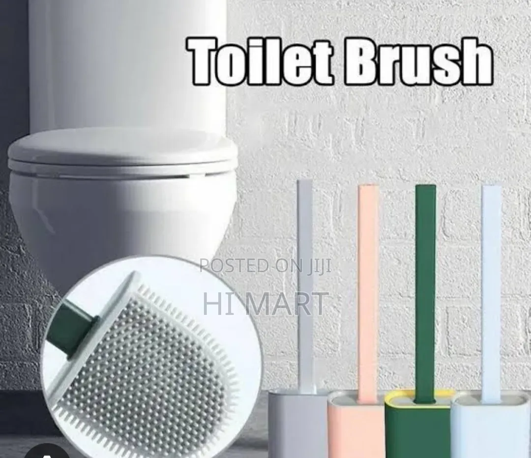 2in1 Toilet Cleaning Brush With Brush Holder