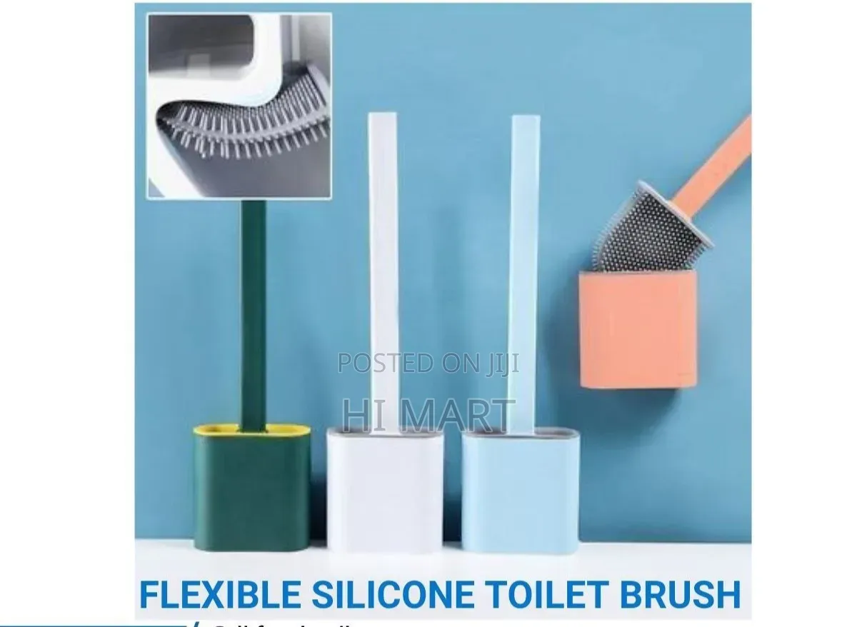 2in1 Toilet Cleaning Brush With Brush Holder