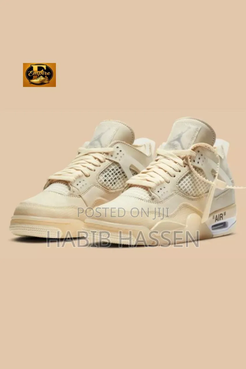 NIKE #Air_Jordan 4 Retro
“ Off White“
