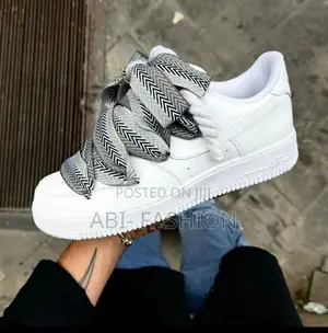 Nike Air Force 1 Low “Lanvin Black & White Rope Laces” Sneakers