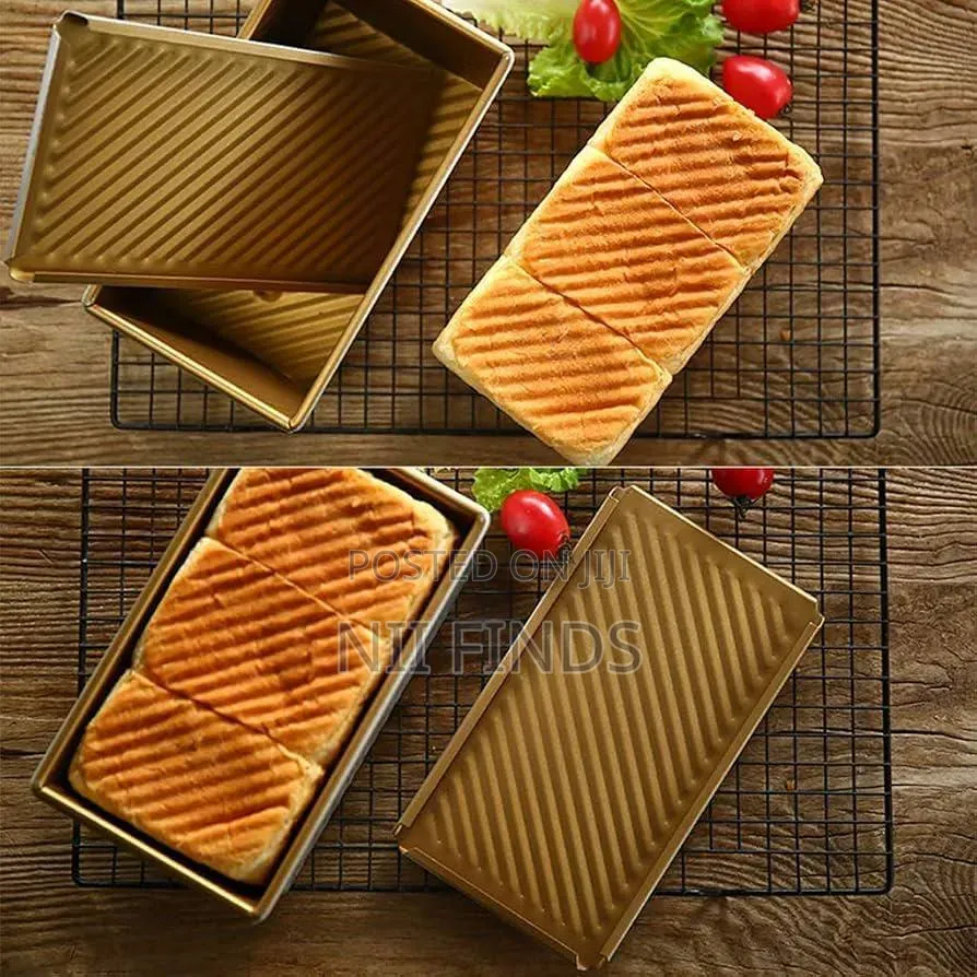 Non-Stick Carbon Steel Pullman Loaf Pan With a Sliding Lid