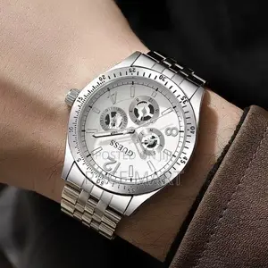 Guess Men's Silver Stainless Steel Watch