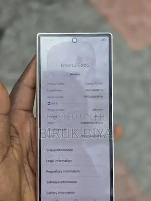 Samsung Galaxy Z Fold6 256 GB Rose Gold