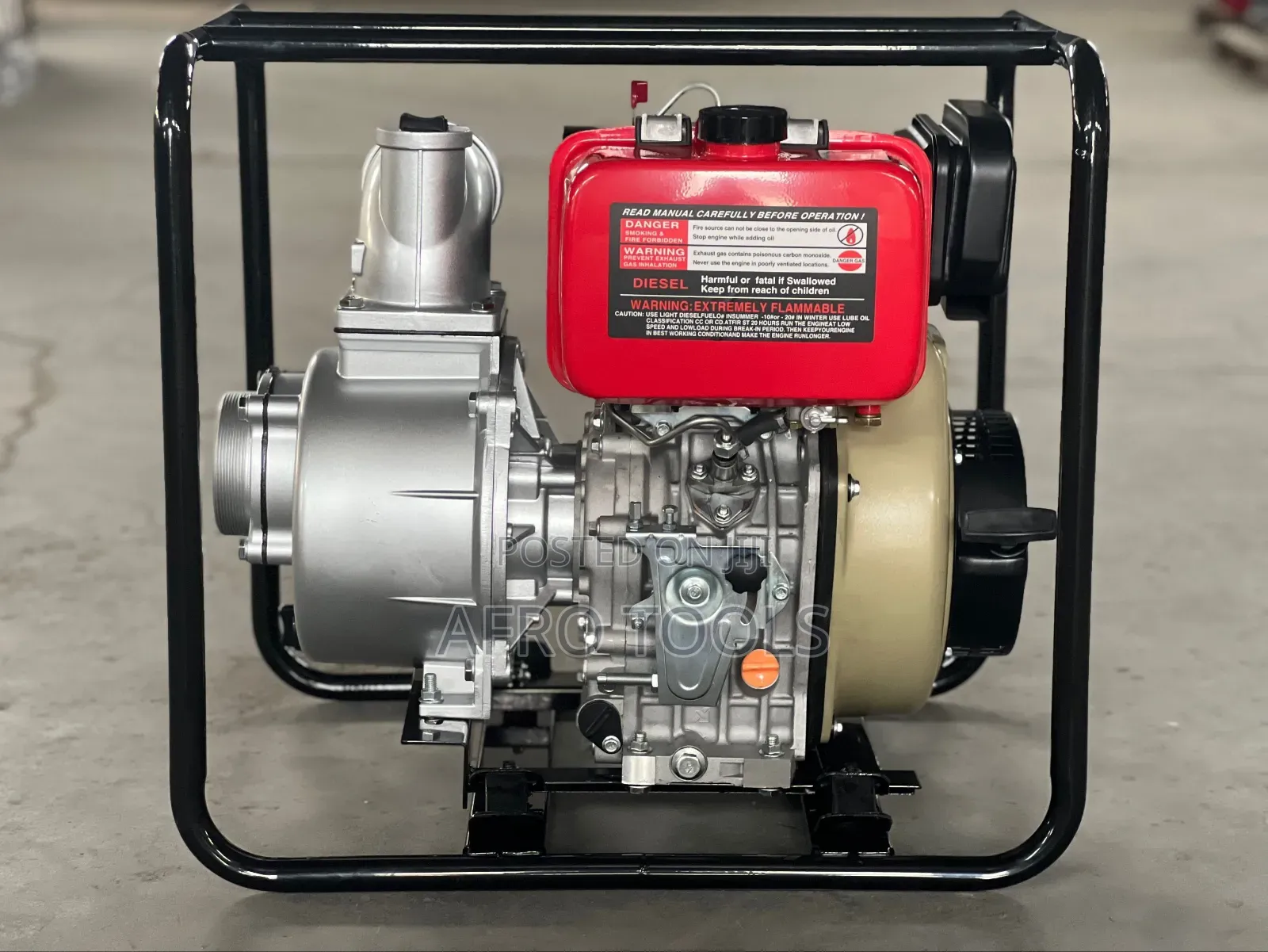 KAMA 3 Inche Diesel Water Pump for Agriculture/Irrigation የናፍጣ ውሃ ፓምፕ