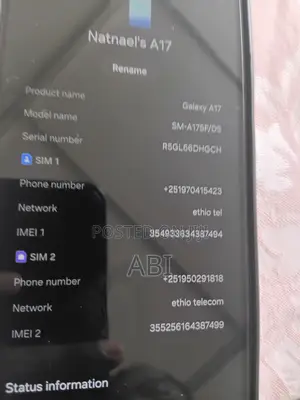 New Samsung Galaxy A17 128 GB Black