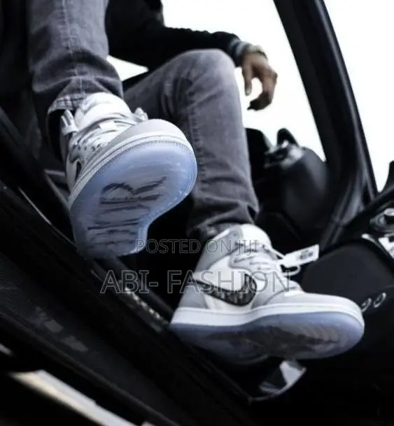 Nike Air Jordan 1 Retro High X Dior “Grey/White”j