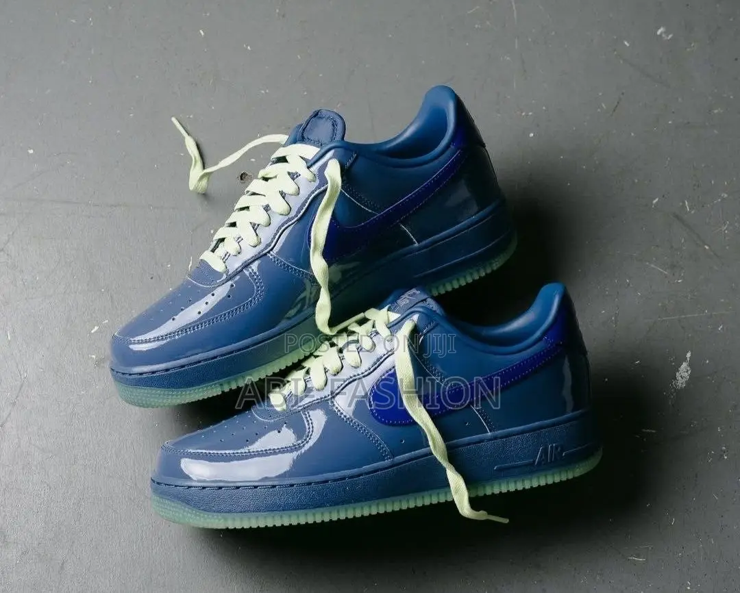 Nike Air Force 1 Low “Mystic Navy” Pack — Glossy Deep Blue