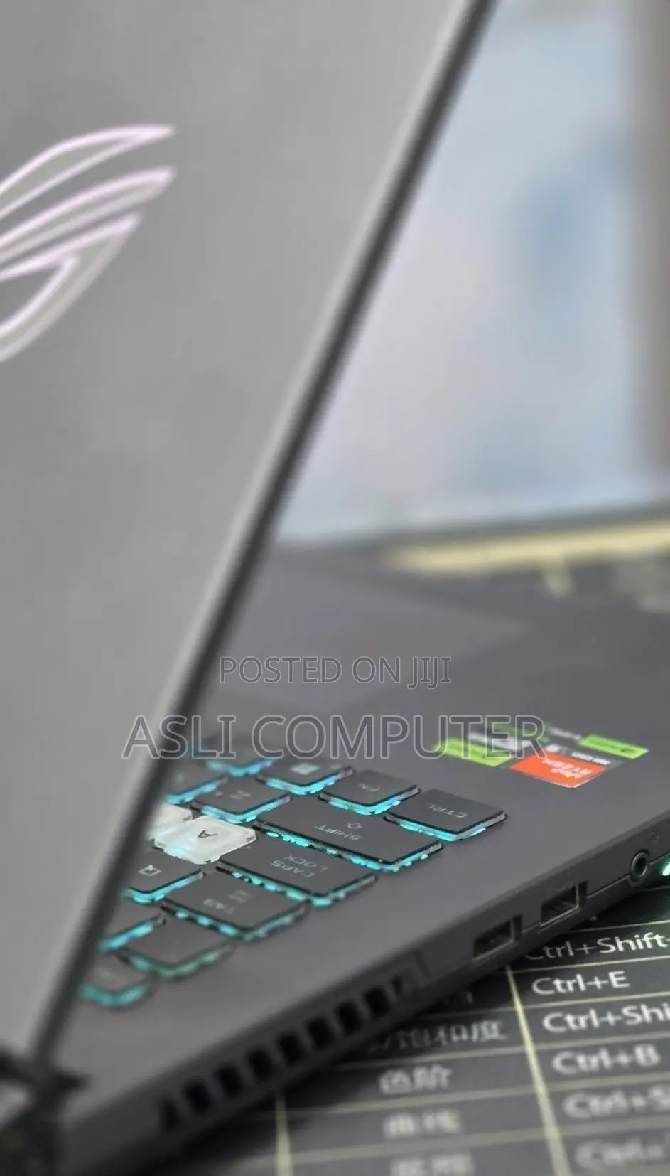 New Laptop Asus ROG Strix G17 16GB AMD Ryzen 9 SSD 1T