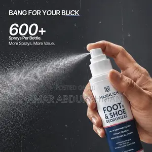 Mannlich Shoe & Foot Deodorizer Spray