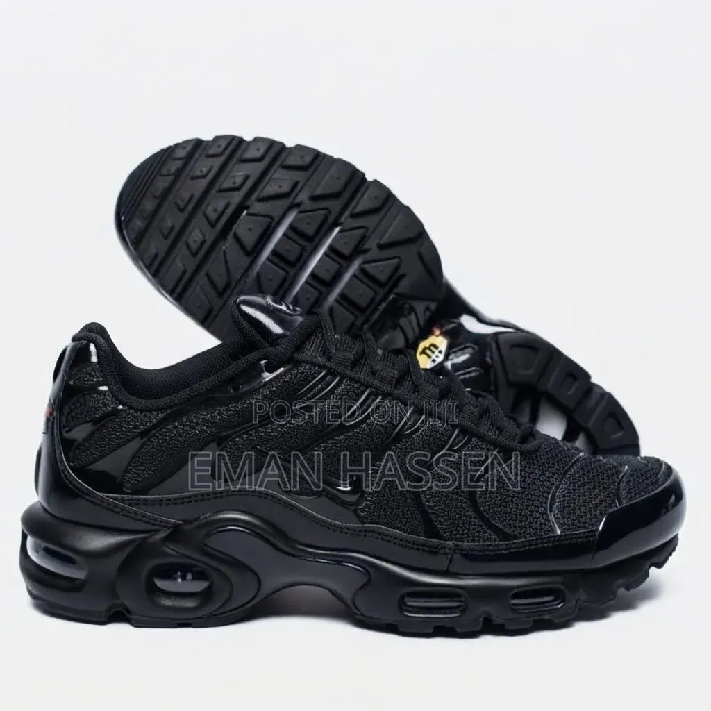 Nike #Air_Max Plus TN “#Triple_Black” #Low Shoes for Men's