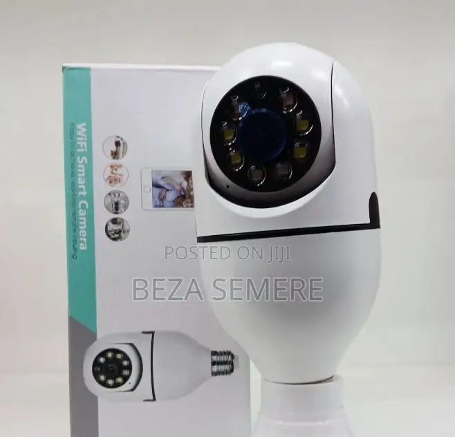 360° Rotating Wireless Bulb Security Camera HD Night Vision