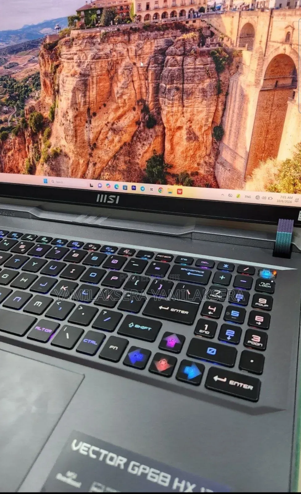 New Laptop MSI Vector GP68 HX 13V 16GB Intel Core i9 SSD 1T