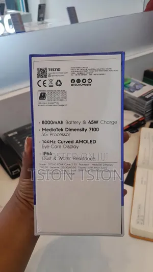 New Tecno Pova Curve 2 256 GB Black