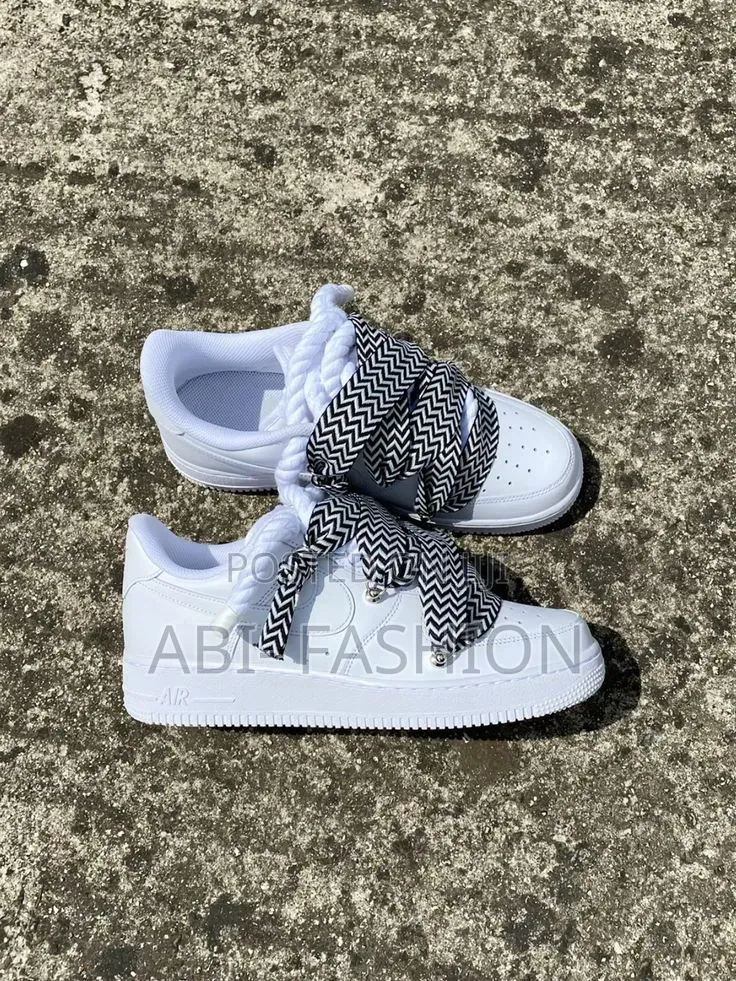 Nike Air Force 1 Low “Lanvin Black & White Rope Laces” Sneakers