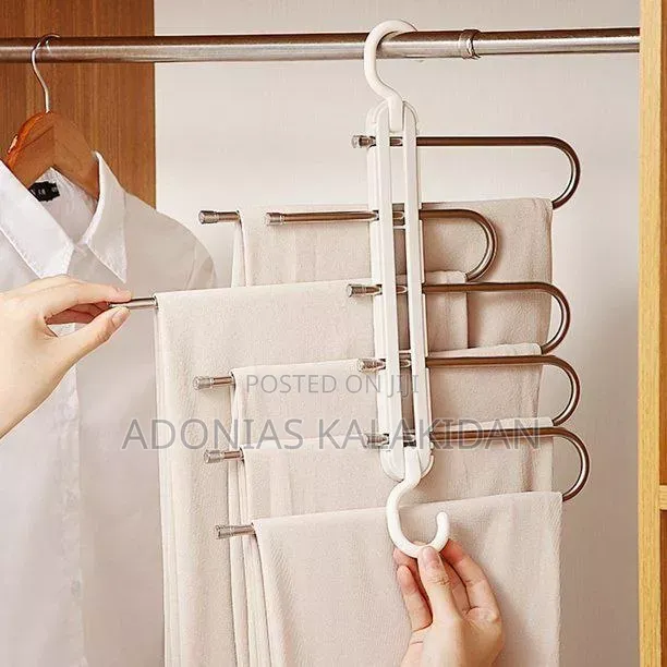 Hanglite 5-in-1 Trouser Hanger የሱሪ ማስቀመጫ
