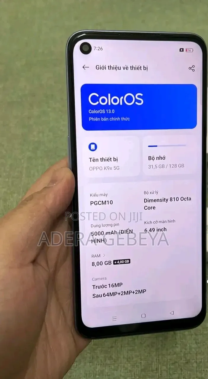 Oppo K9x 128 GB