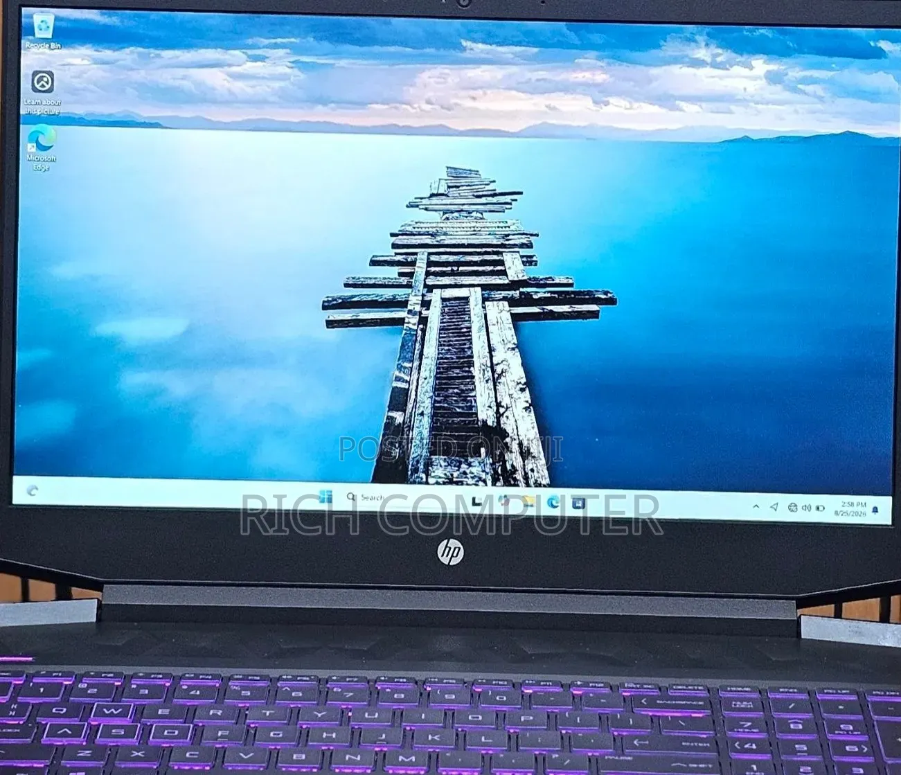 New Laptop HP Pavilion 15 8GB AMD Ryzen 5 SSD 512GB