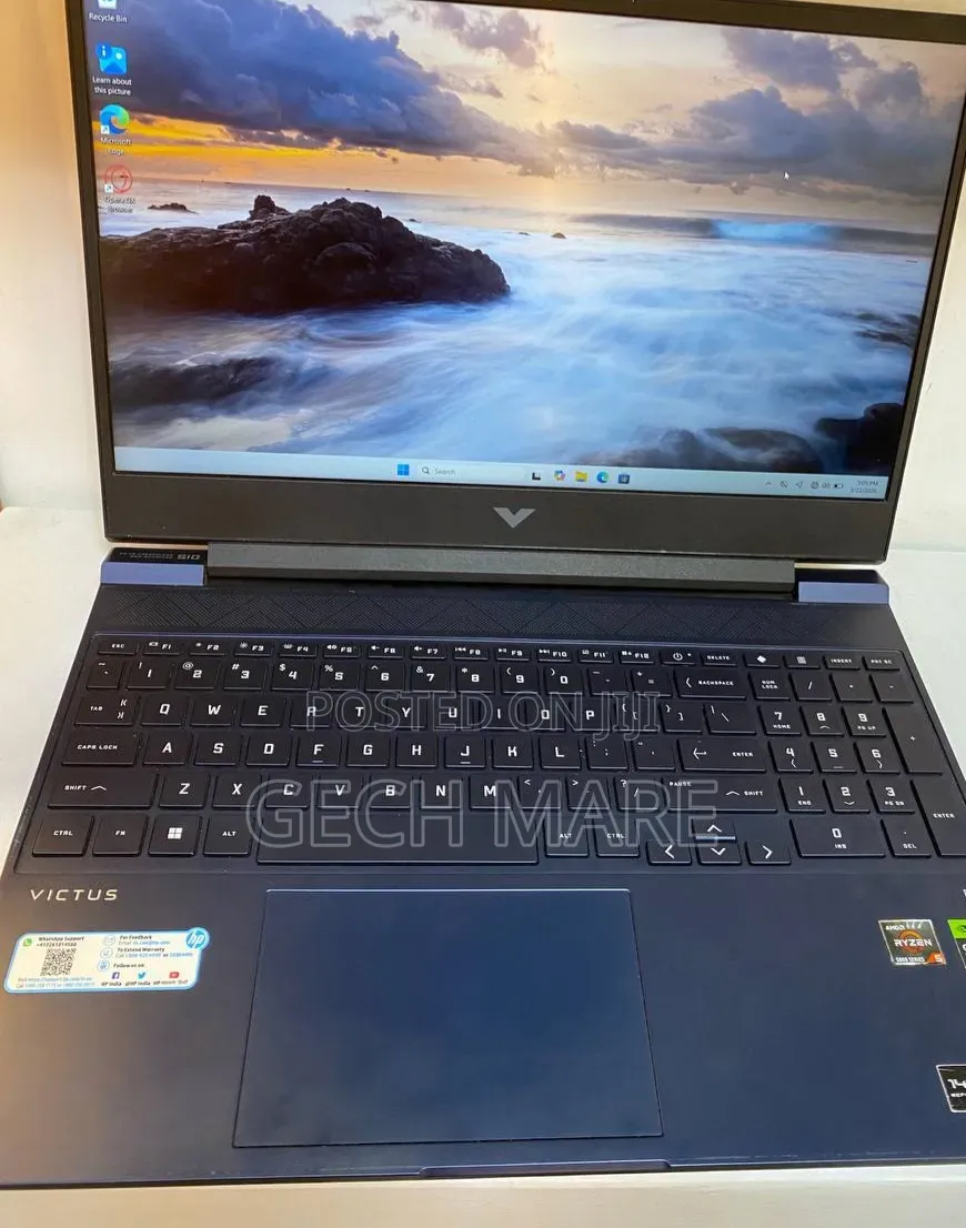 New Laptop HP Victus 15 16GB AMD Ryzen 5 SSD 1T
