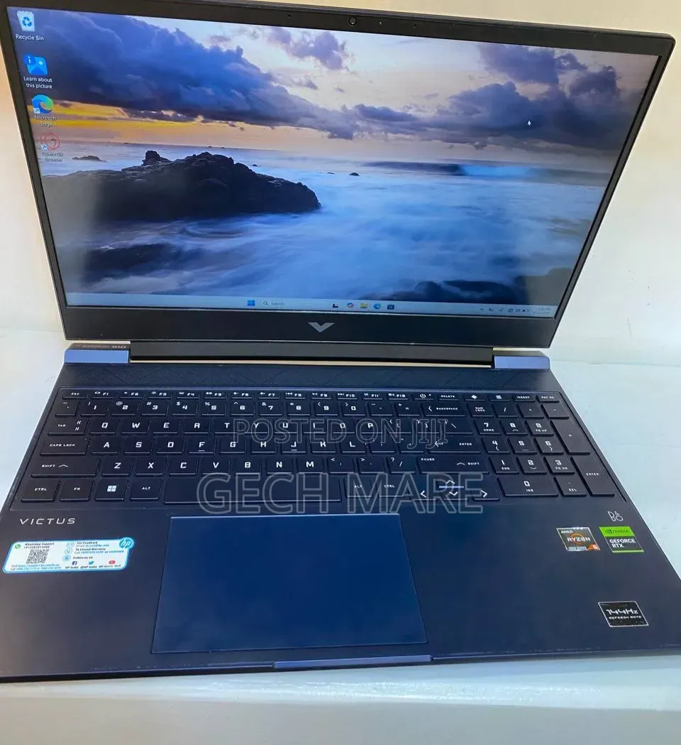 New Laptop HP Victus 15 16GB AMD Ryzen 5 SSD 1T