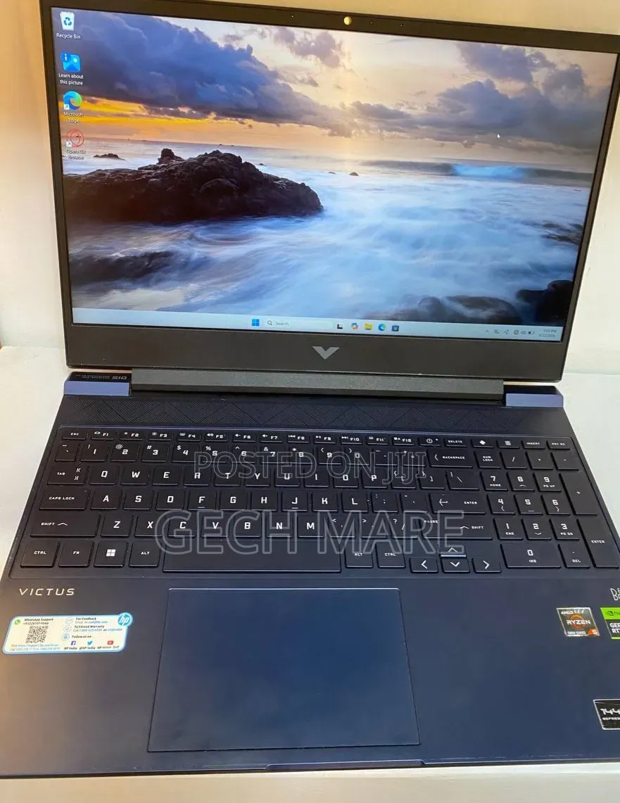 New Laptop HP Victus 15 16GB AMD Ryzen 5 SSD 1T