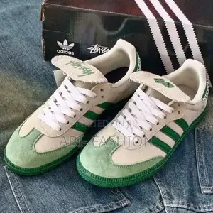 Adidas Samba X Stussy “White/Green” | New Arrival