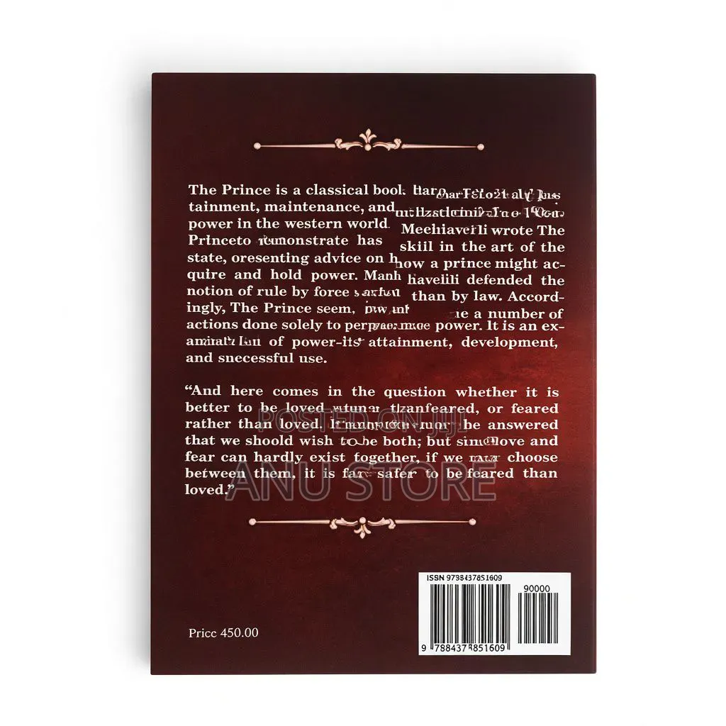 The Prince by Niccolò Machiavelli,