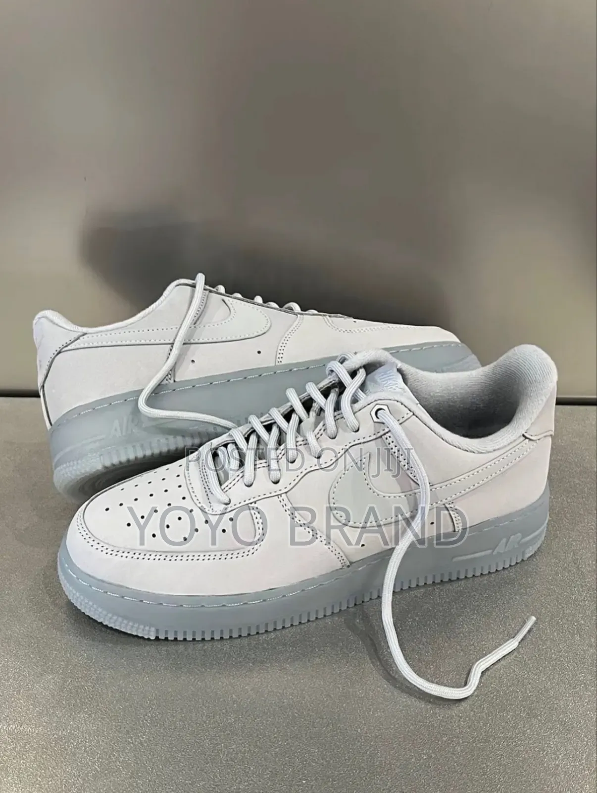 Nike Air Force 1 '07 Low WB "Triple Wolf Grey Unisex Fashion Sneakers