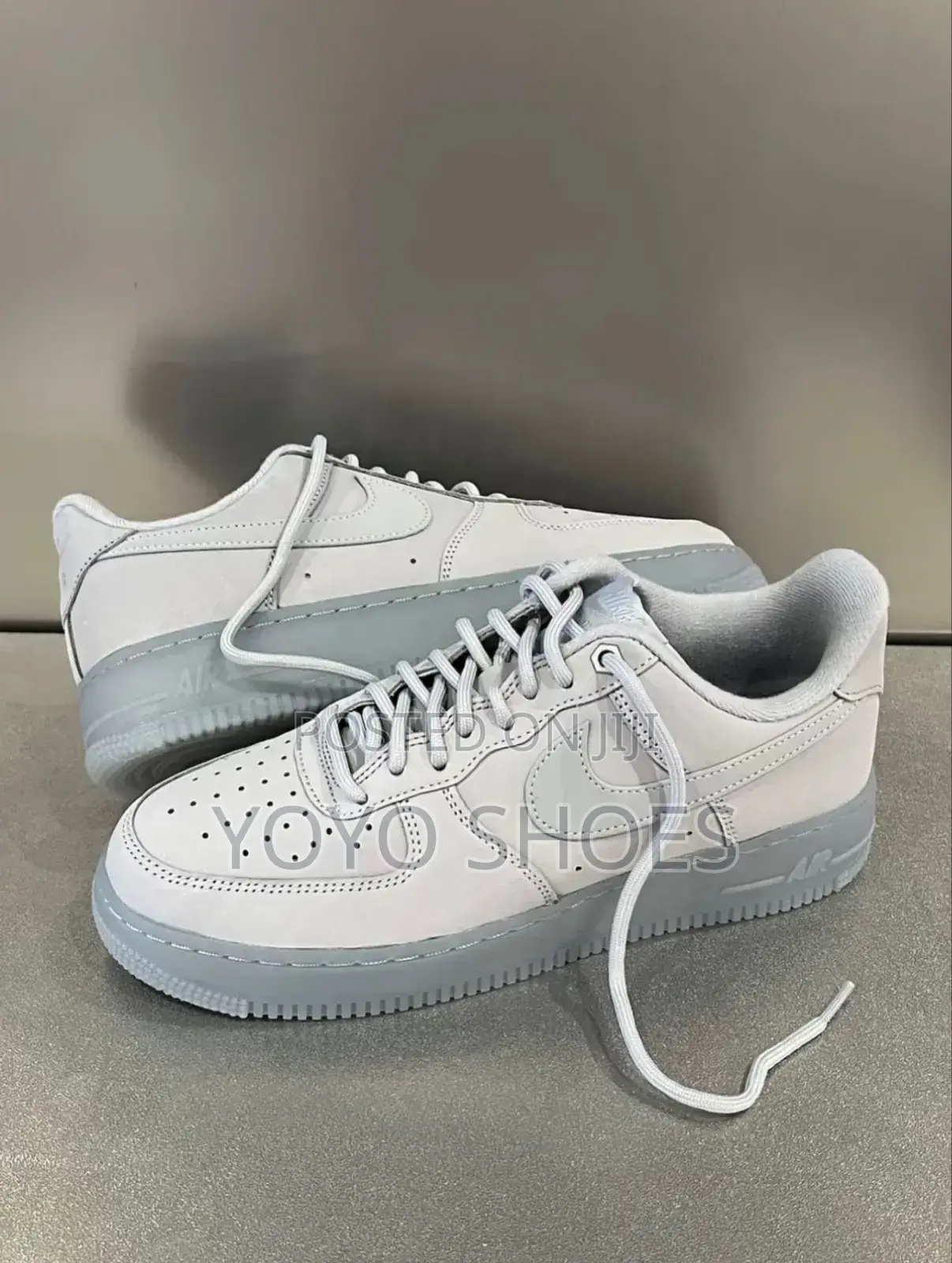 Nike Air Force 1 '07 Low WB "Triple Wolf Grey Unisex Fashion Sneakers