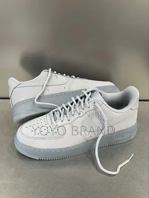Nike Air Force 1 '07 Low WB "Triple Wolf Grey Unisex Fashion Sneakers