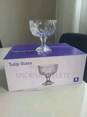Clear Footed Glass Dessert Bowls