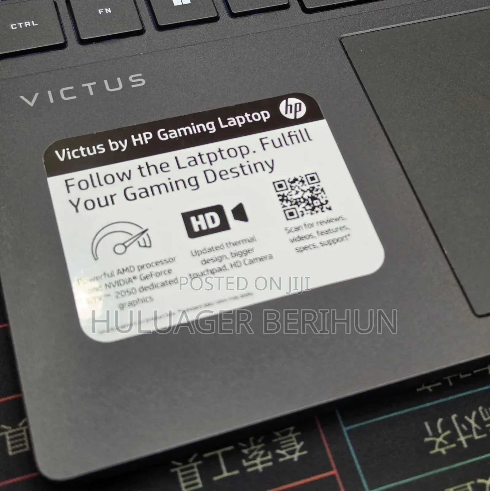 New Laptop HP Victus 15 8GB AMD Ryzen 5 SSD 512GB