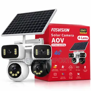 FOSVISION FS-HS41K-4G-8M-EU 8MP 4G AOV Solar Security Camera – 4-Lens