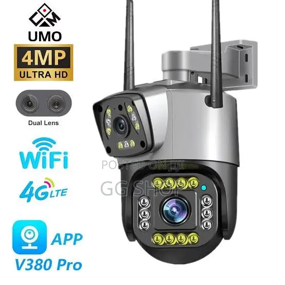 4G Dual Lens Smart CCTV Camera