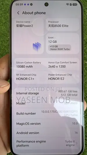New Honor 20 128 GB Black