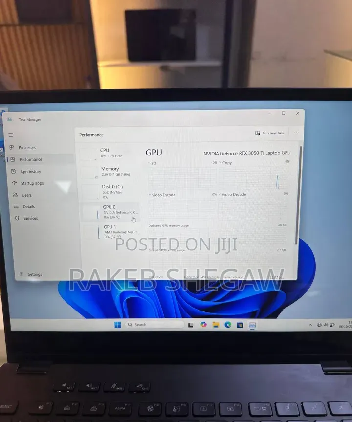 New Laptop Asus ROG Strix G15 16GB AMD Ryzen 9 SSD 512GB