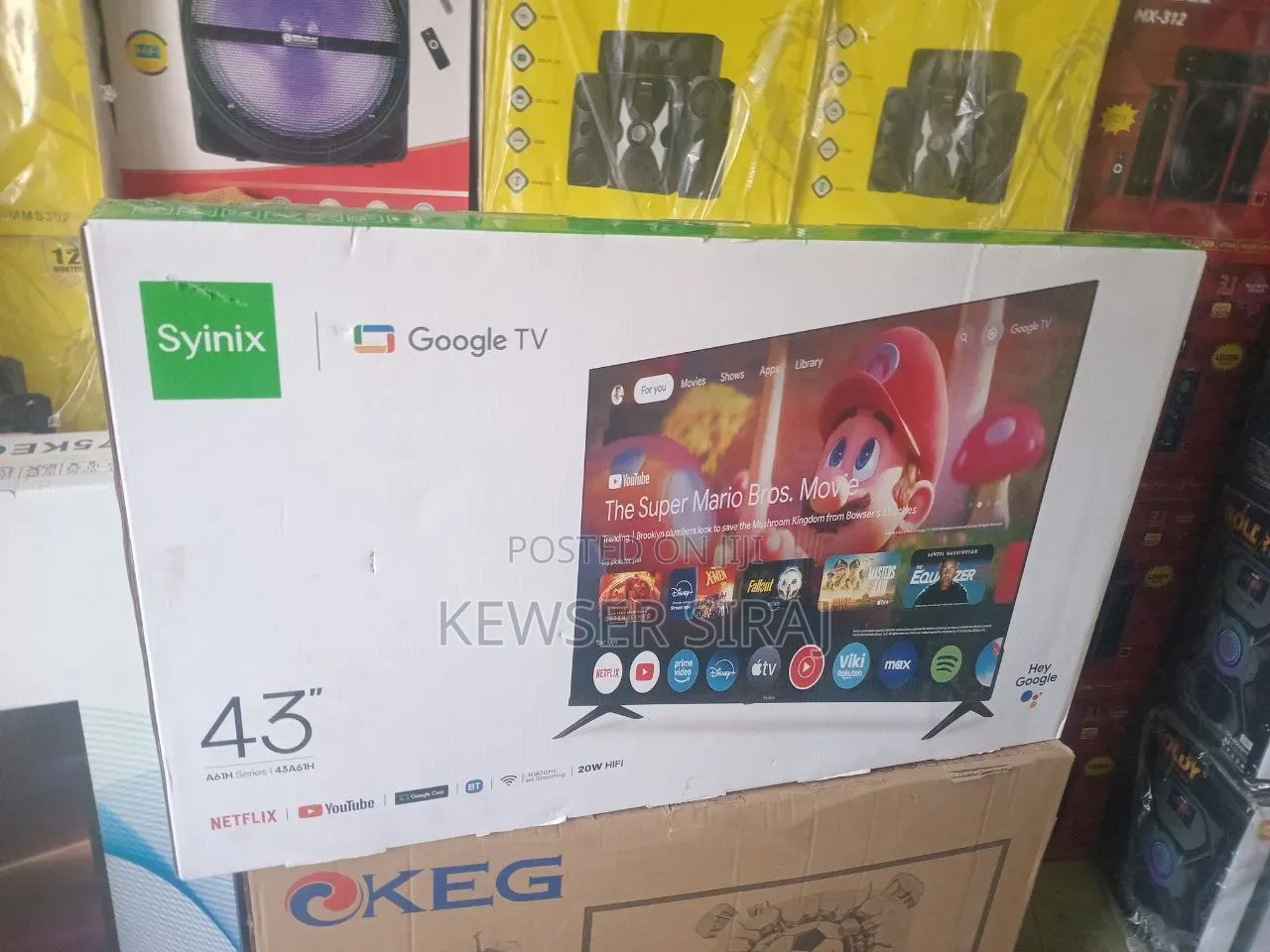 Sinix TV 43inche 4k Smart Android TV