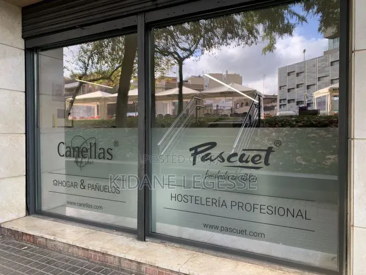 Estiker Frosted Solar Etc for Coffee House .Oll Office Etc