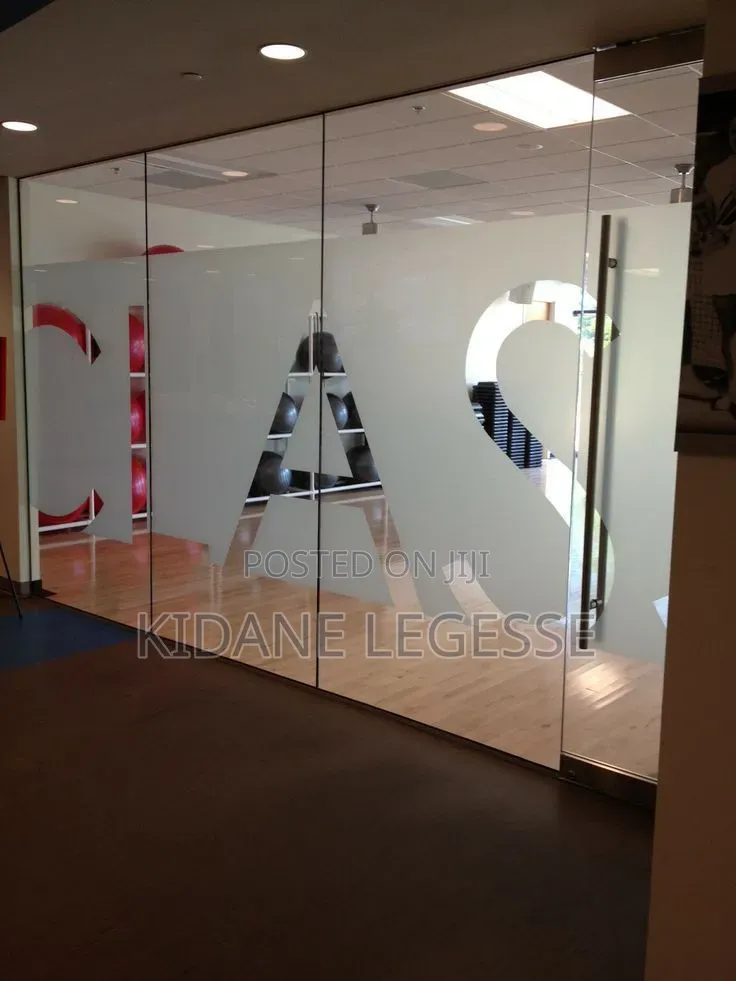Estiker Frosted Solar Etc for Coffee House .Oll Office Etc