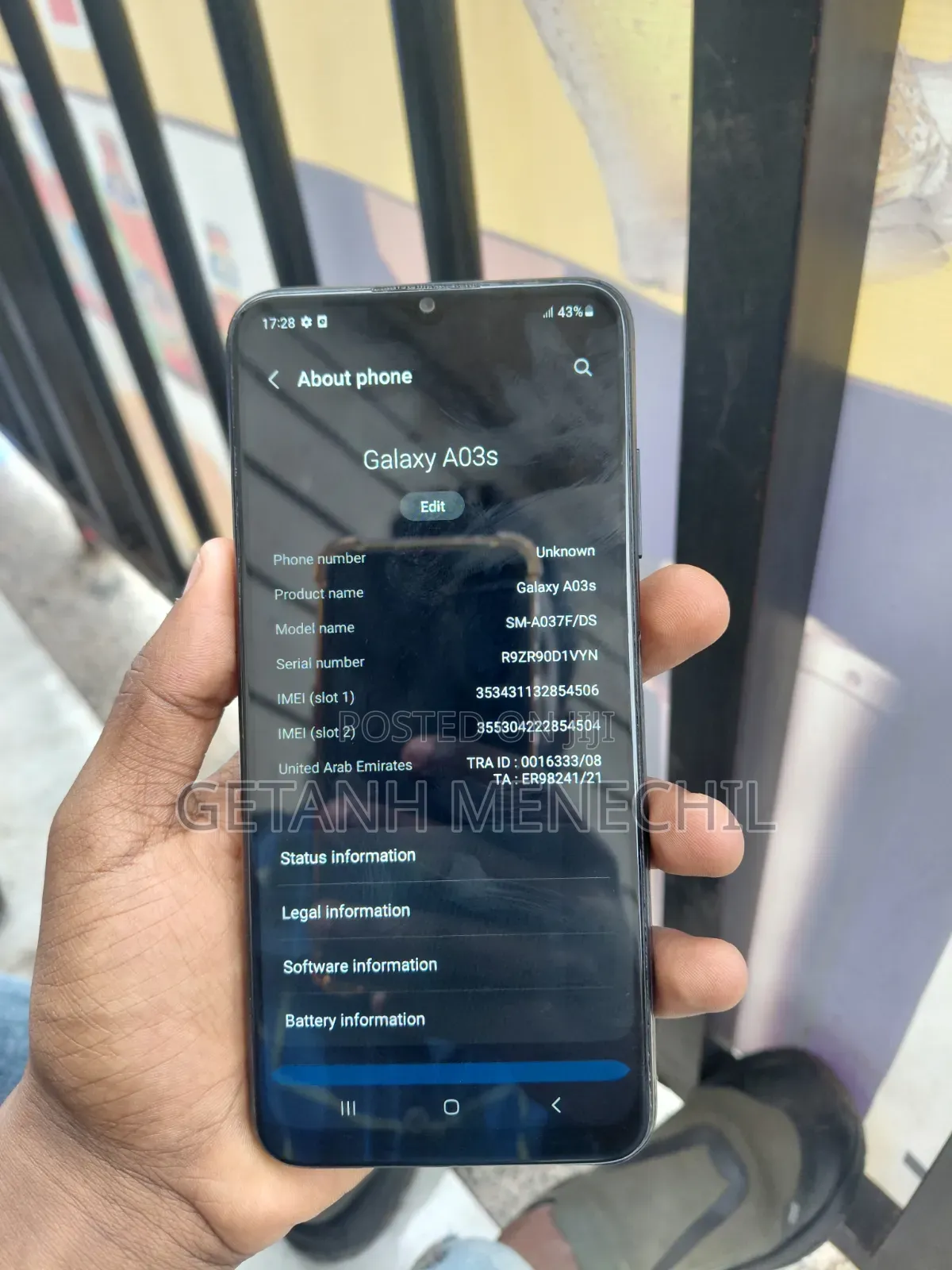 Samsung Galaxy A03s 32 GB Black