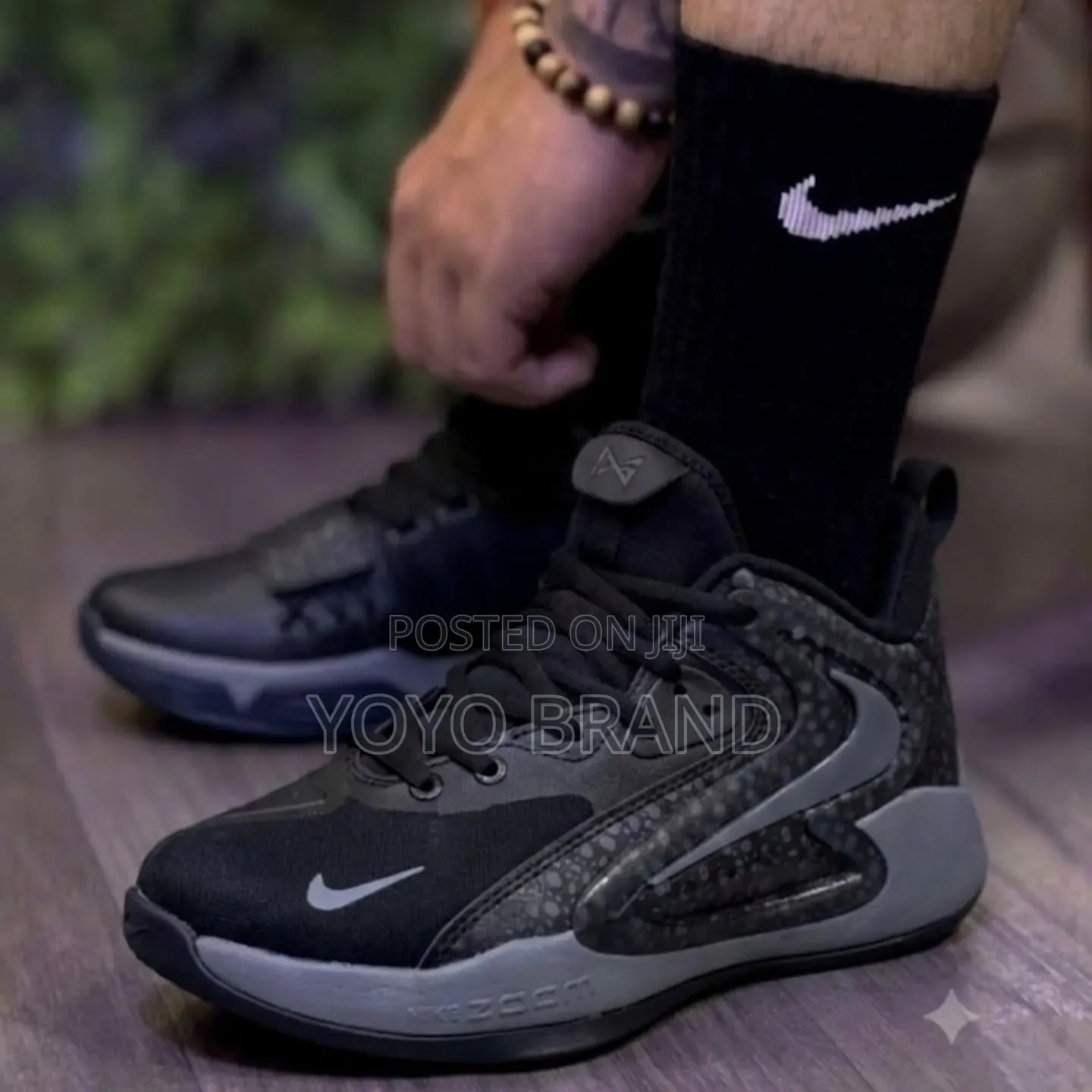 Nike Zoom Hyperset 2 Volleyball Black/Gray Unisex Sneakers