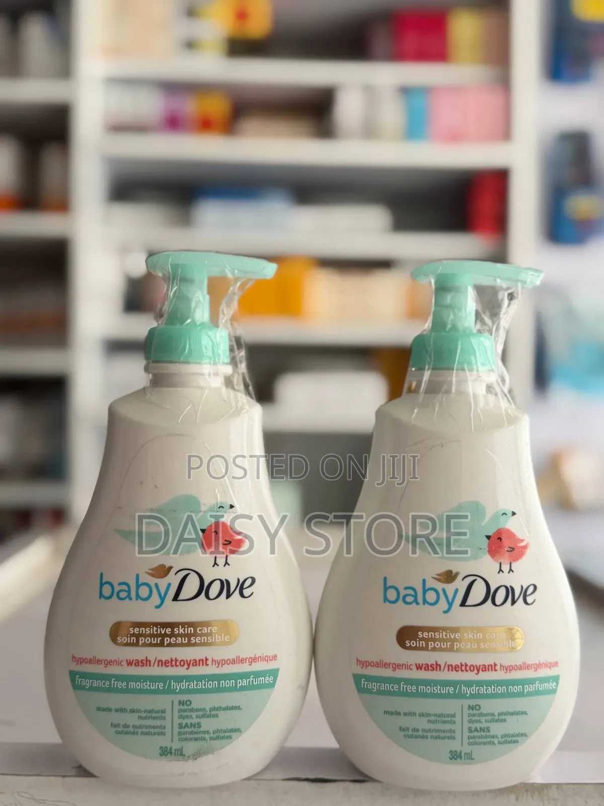 Baby Dove Sensitive Skin Care Hypoallergenic Wash (384ml)