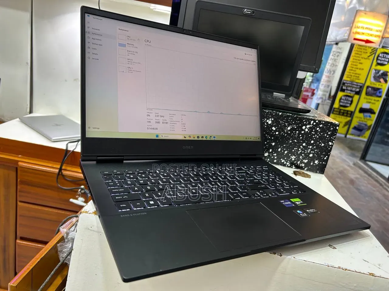 New Laptop HP Omen 15 8GB Intel Core i9 HDD+SSD 1T