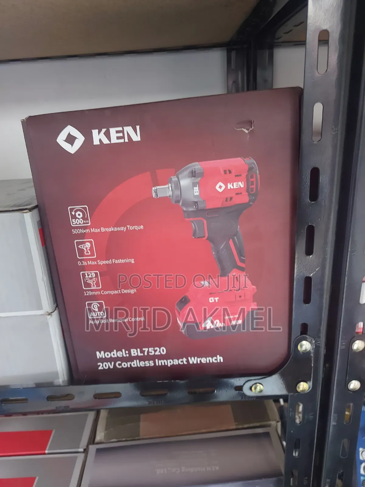 KEN 20V Cordles Impact Wrench 550 NM