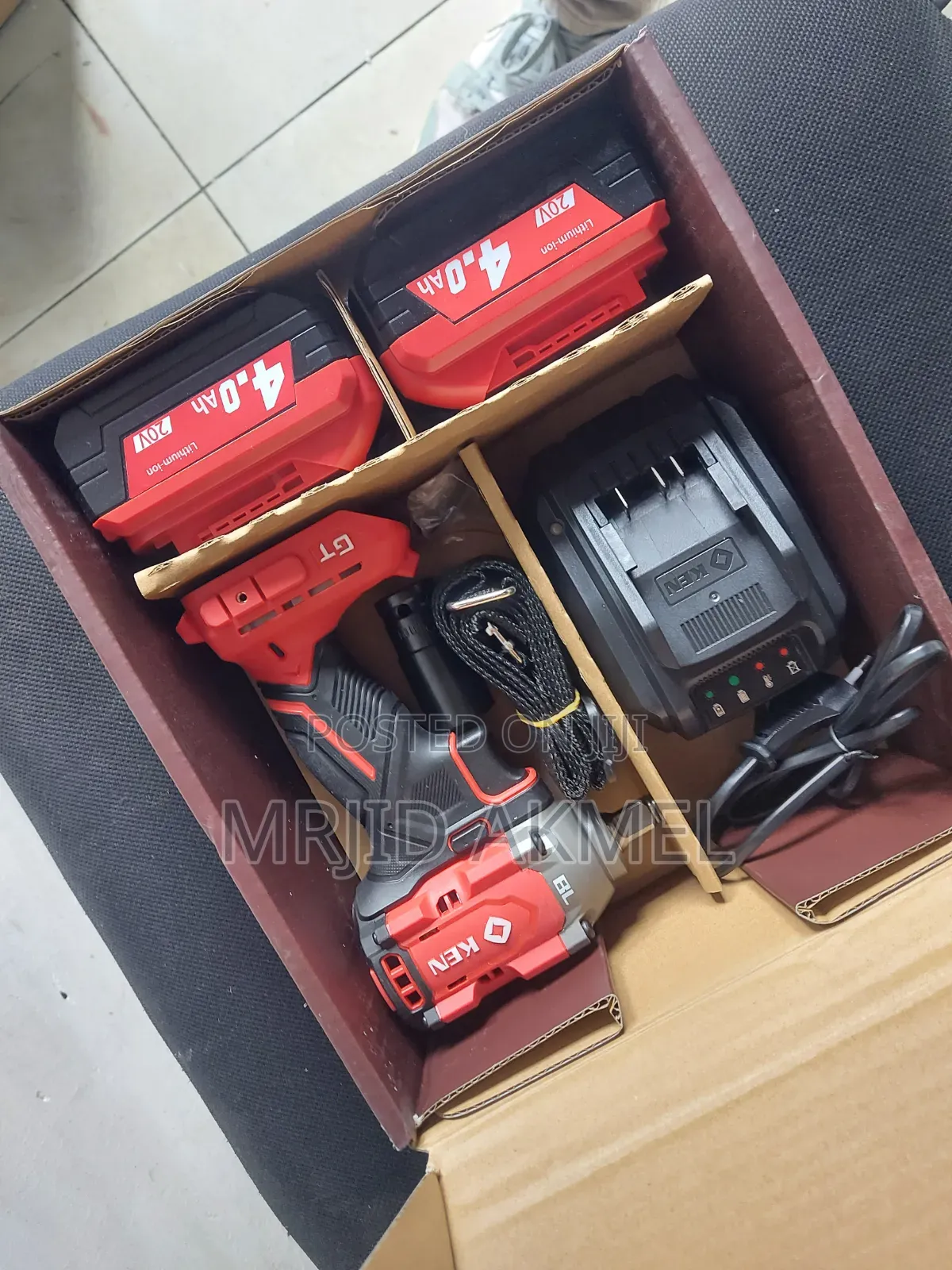 KEN 20V Cordles Impact Wrench 550 NM