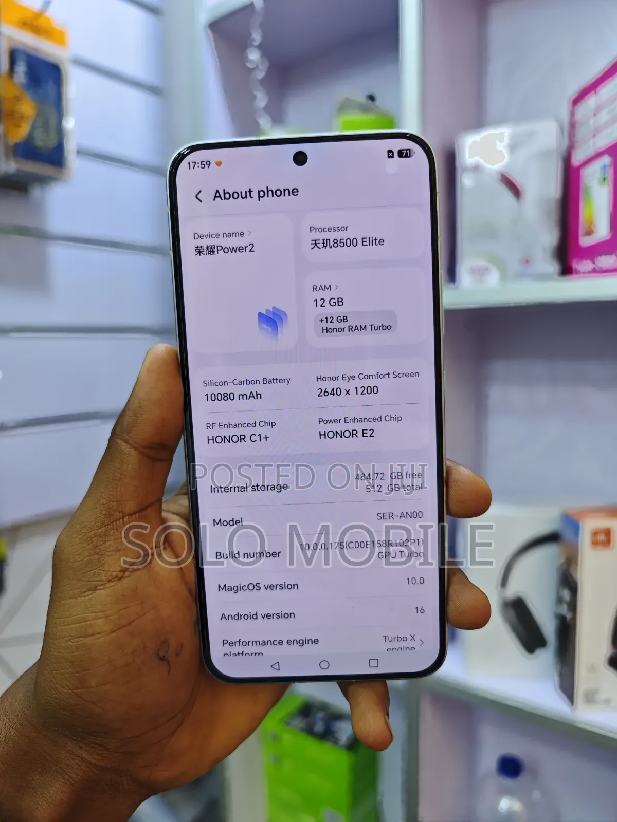 New Honor Power 2 512 GB White