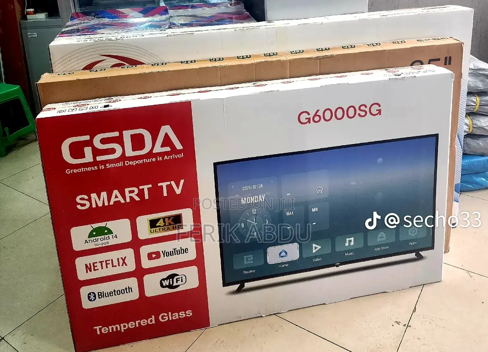 Gsda TV 55 Inch Uhd 4k
